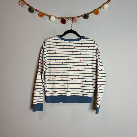 Pact striped heart sweatshirt - Picture 5 of 5